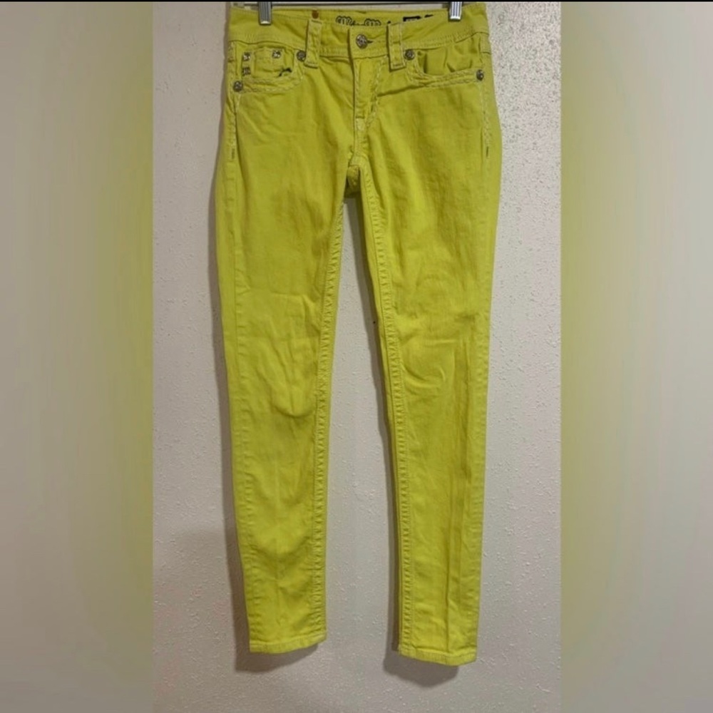 Miss Me Size 27 Yellow Jeans